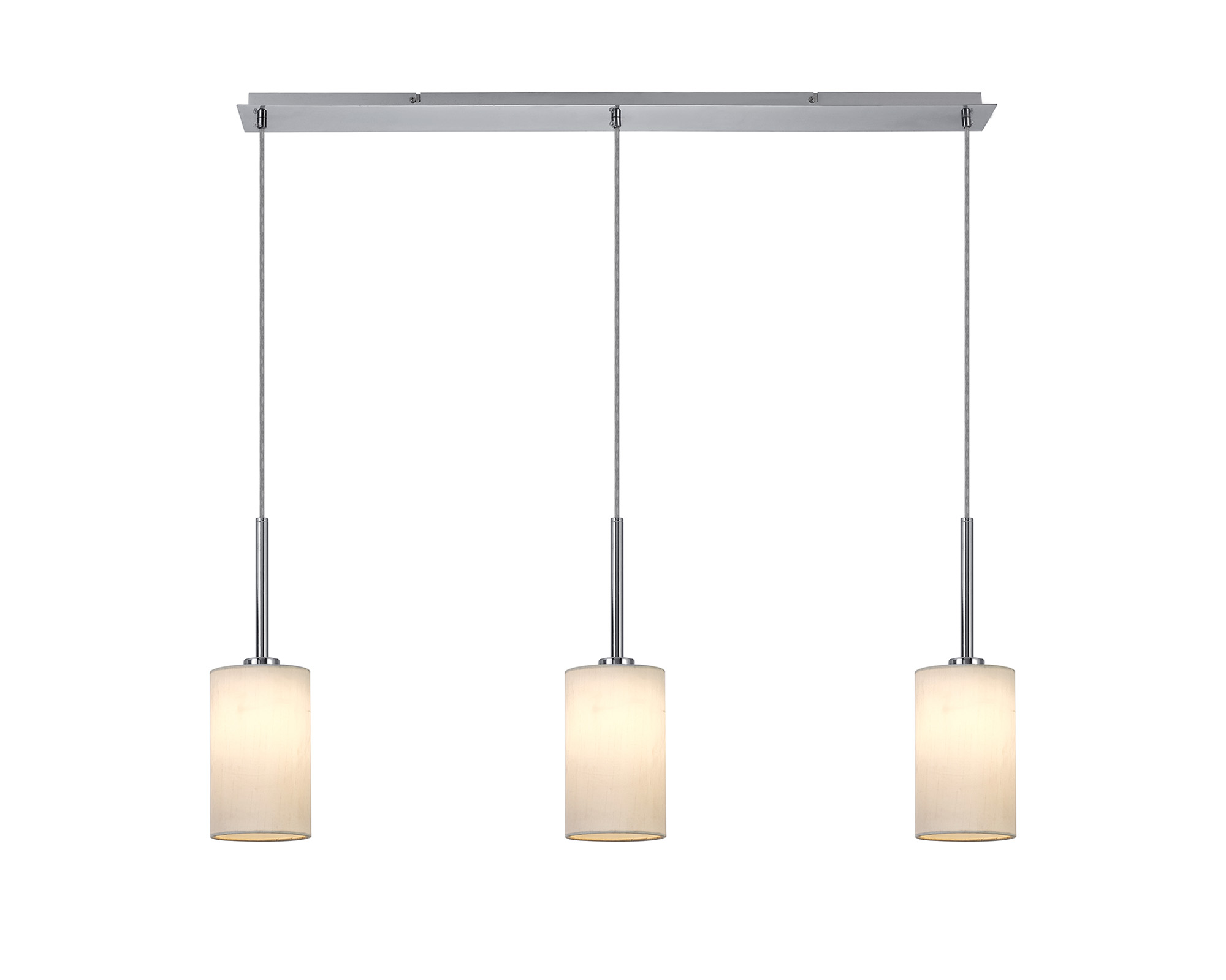 Baymont CH WH Ceiling Lights Deco Linear Fittings